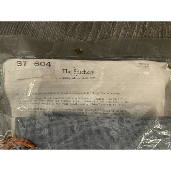 Kappie Counted Cross Stitch Tiger Picture Kit KCT01 New In Bag - Picture 8 of 9